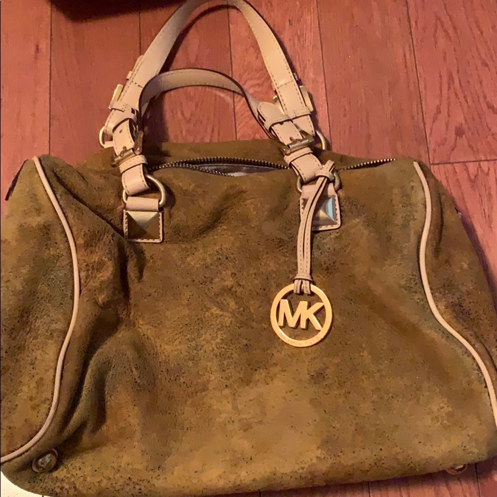 tan, soft michael kors bag